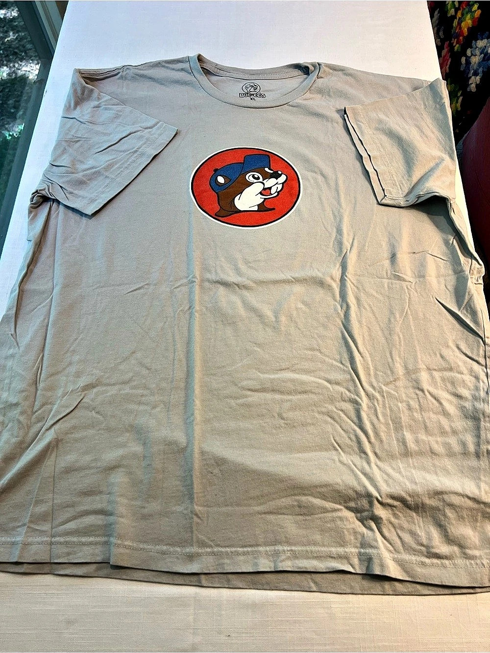 Buc-ee's Beaver Virginia with hat Graphic Tee Gray XL
